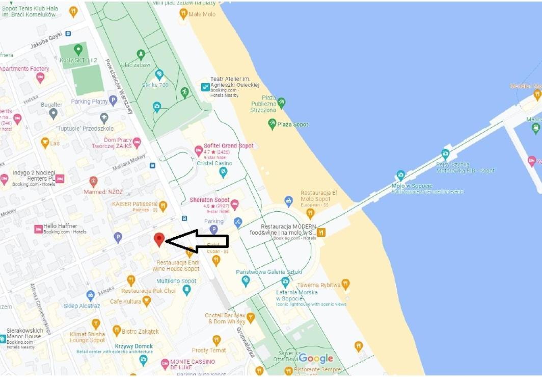 Hello Apartments Sopot Przy Molo 200 M Do Plazy المظهر الخارجي الصورة